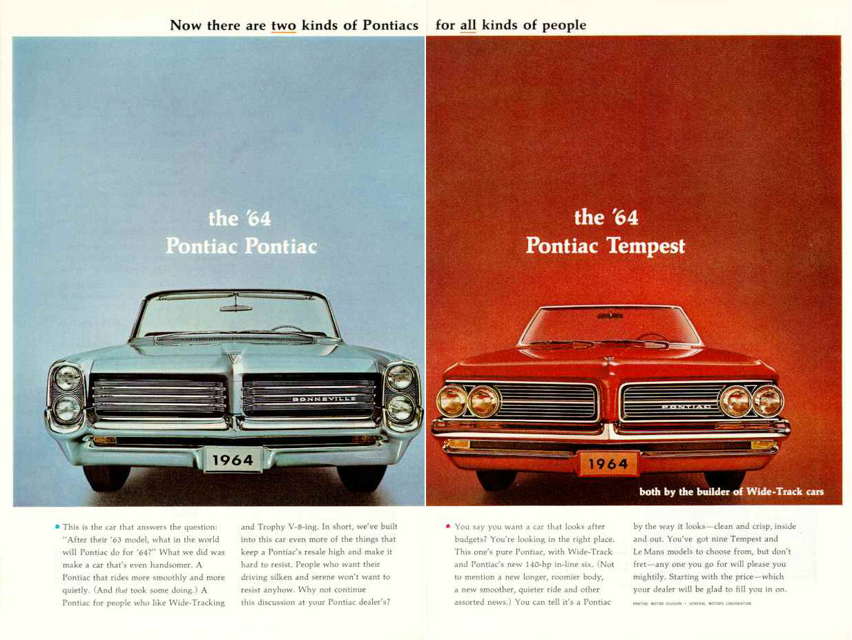 1964 Pontiac Auto Advertising